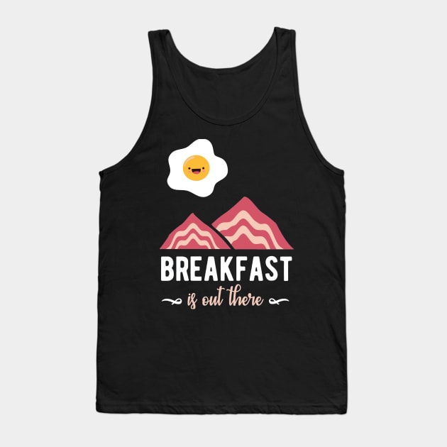 Egg and Bacon breakfast Tank Top by crackdesign